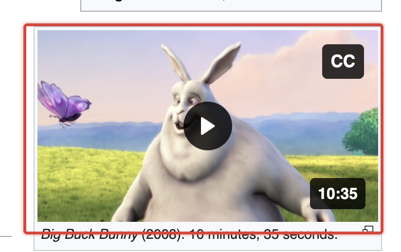 Inline videos