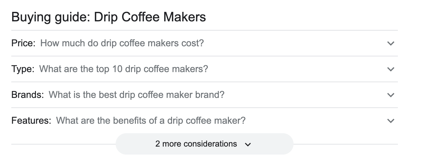 Results for: Coffee machine