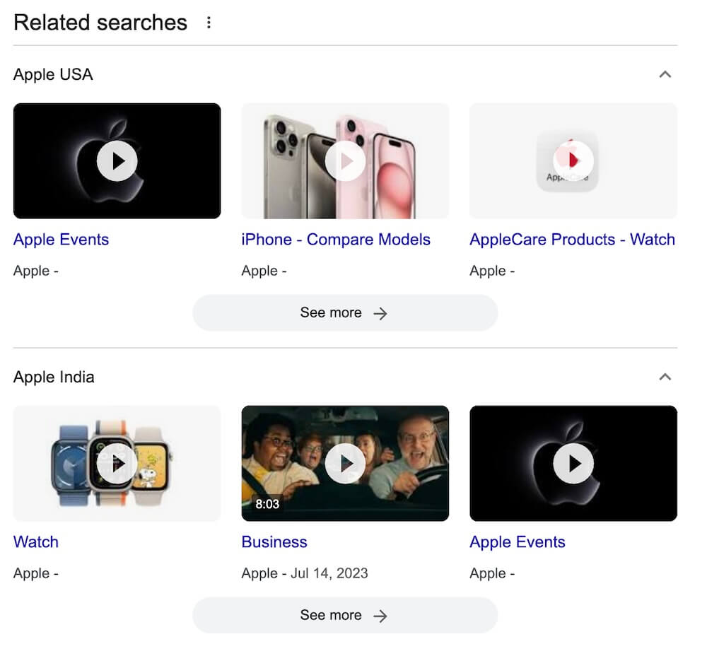 Related Searches with items results for Apple