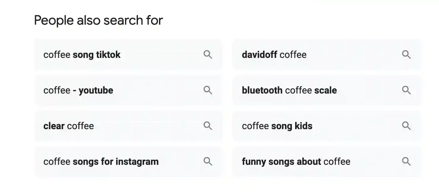 Related Searches for coffee