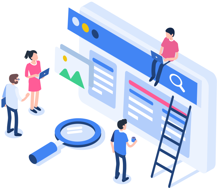 SerpApi team illustration