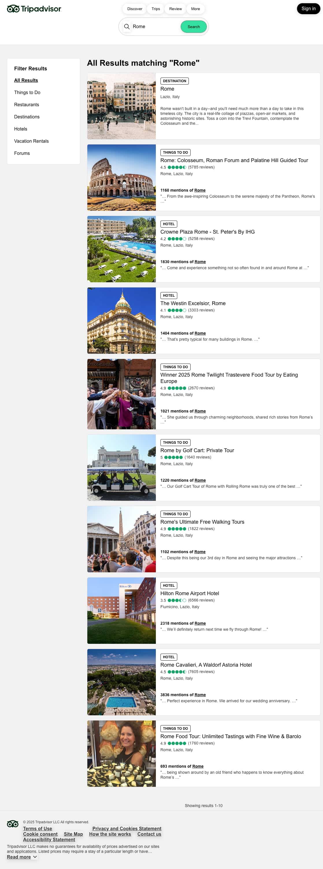 Example for All Results