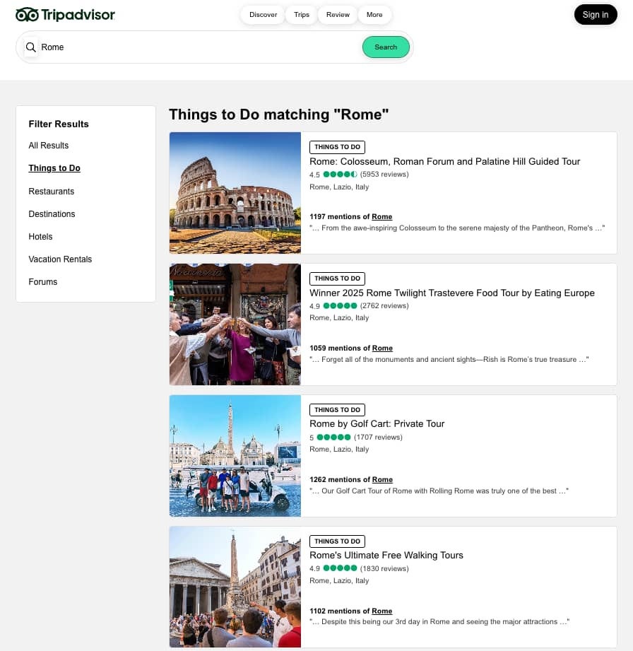 Example for Things To Do