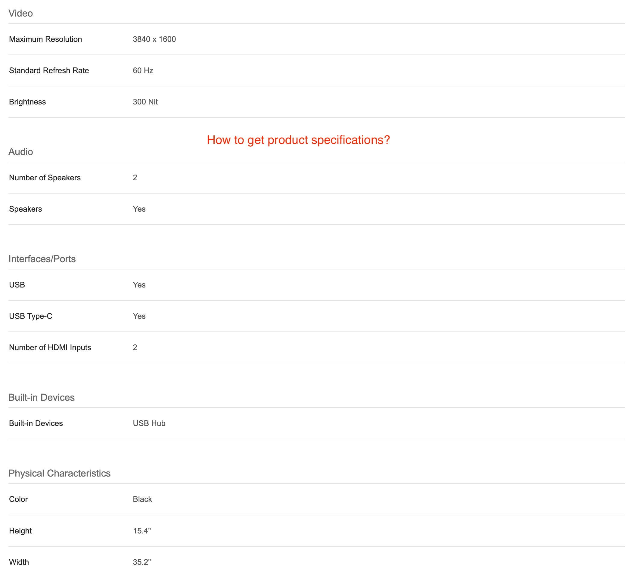 how-to-get-product-specifications