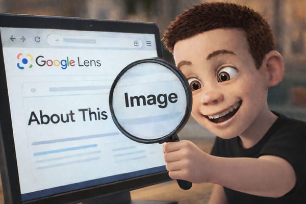 How to easily scrape Google Lens About This Image tab
