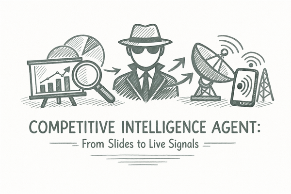 Competitive Intelligence Agent: From Slides to Live Signals