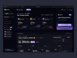💎 Crypto Staking Dashboard UI – Designed for Smart Investors A  dark-themed, data-rich interface built to help users track, stake, and  manage their crypto assets seamlessly. 💡 Key Highlights: — Real-time  staking