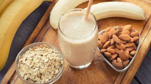 Batido avena y plátano