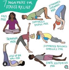 Try these yoga poses for some simple stress relief. 🧘🏻♂️🧘🏾♀️Via my partners at @sharecareinc.