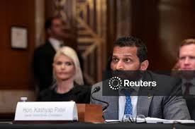 Licensable picture: FBI Director Kash Patel testifies before a Senate  Appropriations Commerce, Justice, Science, and Related Agencies  Subcommittee hearing, in Washington | Reuters Connect