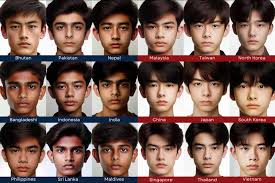 Average Faces of Asian Countries (Male). Follow Seasia Info