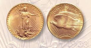 Only legal 1933 Saint-Gaudens gold $20 double eagle in June auction