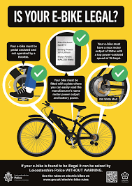 🚨 Attention all e-bike riders! 🚨 Leicestershire Police are cracking down  on illegal/modified e-bikes. If your e-bike doesn
