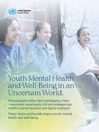 🧠 This #WorldMentalHealthDay, we're rethinking what youth well-being  really means. Young people are navigating unprecedented challenges — from climate  anxiety to conflict, from digital overload to economic uncertainty. But  mental health isn't