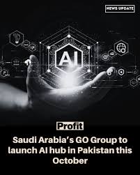 Saudi Arabia's GO Group Launches AI Hub in Pakistan This October