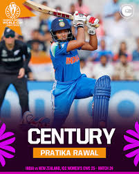 Pratika Rawal Smashes Her First Century in Women's Cricket World Cup
