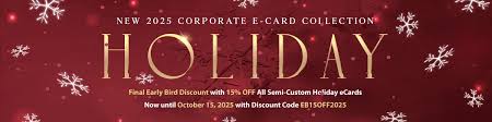Custom Corporate Holiday eCards, Corporate Animated Christmas Electronic Greeting Cards, Custom Animated Holiday e-Cards, Business Holiday Digital Cards - WebbyCards