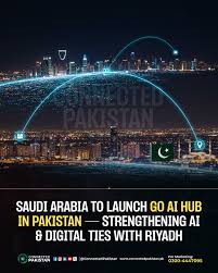 A major step forward in Saudi–Pakistan tech collaboration! Saudi Arabia's GO Telecommunications Group has announced the establishment of the GO AI Hub Pakistan in October 2025 — a landmark initiative to boost