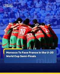 Morocco's U20 side have reached the semi-finals of the FIFA U20 World Cup after beating the United States 3-1 in the quarter-finals. The match at El Teniente Stadium in Rancagua saw Morocco
