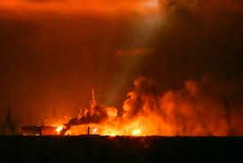 Blue Origin New Glenn rocket explodes on pad in Cape Canaveral, Florida