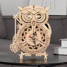 Amazon.com: ROKR 3D Wooden Puzzles for Adults Mechanical Clock Kits - Owl  Clock, DIY Model Building Kits Educational Brain Teaser Puzzles,  Crafts/Hobbies/Gifts Desk Decor for Teens : Toys & Games