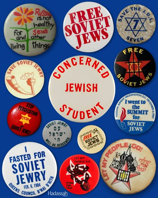 “Let My People Go.” “Bring Them Home.”

Decades apart, two Jewish movements turned pins into potent symbols of solidarity.

During the mo…
