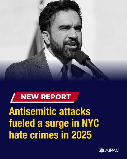 🚨NEW: Antisemitic attacks fueled a surge in New York City hate crimes in 2025, NYPD data shows.

Antisemitic hate crimes rose 8%, helpin…