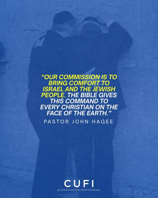 Being a Christian means standing for Israel.