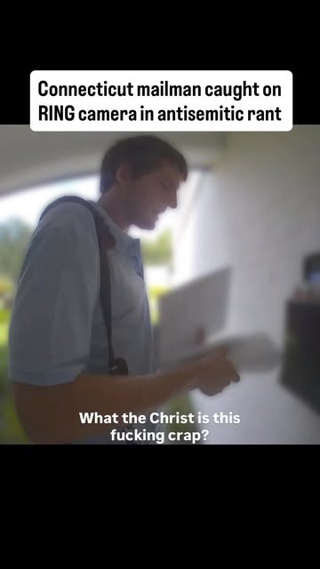 Listen as a USPS worker angrily exclaims “What the Christ is this f*cking crap? Oh of course, it’s Jewish garbage.”

Atrocious bigotry.