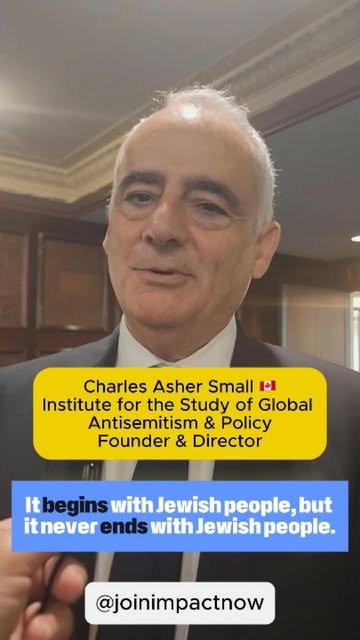 “IT BEGINS WITH JEWISH PEOPLE, BUT IT NEVER ENDS WITH JEWISH PEOPLE.” 

Professor Charles Asher Small is raising a bigger question: what…