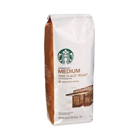 Starbucks Whole Bean Coffee Pike Place Roast — 1 pound (16 oz)