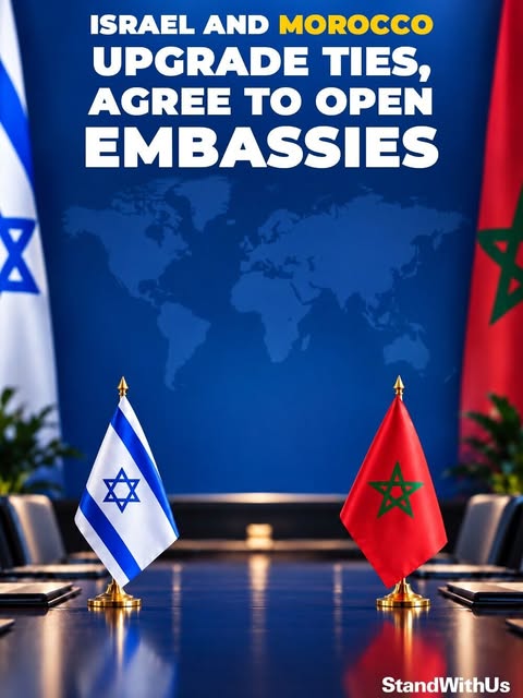 🇮🇱 🇲🇦 Israel and Morocco are strengthening ties.

The two countries agreed to open full embassies, appoint ambassadors, expand direct…