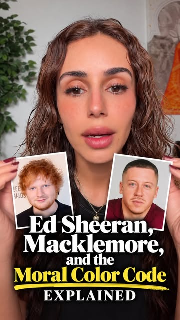 The controversy between Ed Sheeran and Macklemore just exposed the Moral Color Code