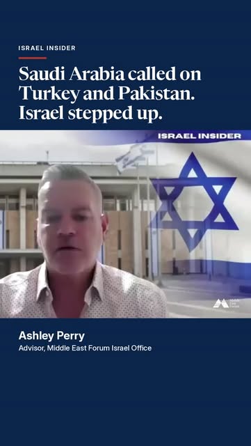Saudi Arabia called its allies. Israel answered. Ashley Perry on this week's Israel Insider.

Full episode on YouTube: https://youtu.be/B…