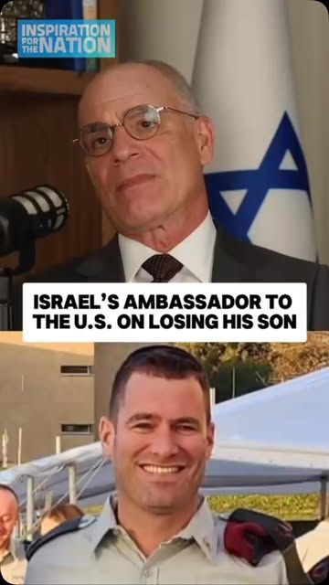 Israel’s Ambassador to the U.S.’s son, Neria, was seriously injured today after being rammed in a terror attack.

Just a few months ago,…