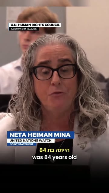 “Why did an UNRWA teacher hold my 84-year-old mother hostage in his Gaza attic?”

Good question from courageous peace activist Neta Heima…