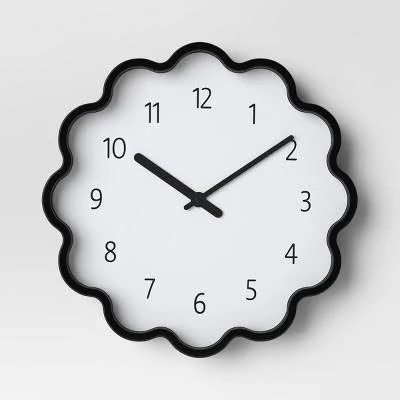 Room Essentials Wavy Wall Clock