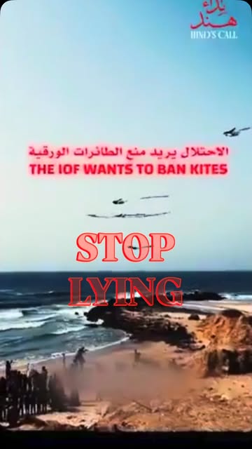 Dear Palestinians, for the sake of your own children, stop lying. 

#gaza #israel