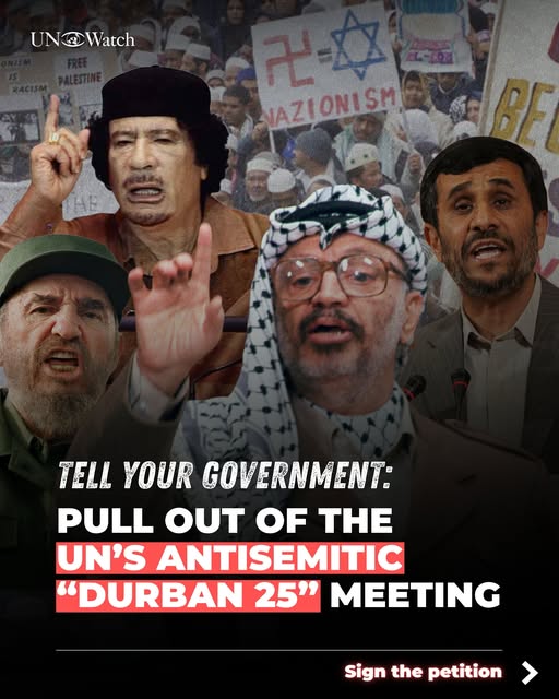 On September 28, 2026, the UN will celebrate 25 years since the infamous Durban Conference — a process repeatedly tainted by antisemitism…