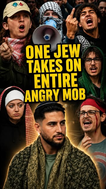 One Jew TAKES ON Entire Angry Mob

Recounting the day one Jewish activist stood up to an entire mob chanting slurs and calling for his de…