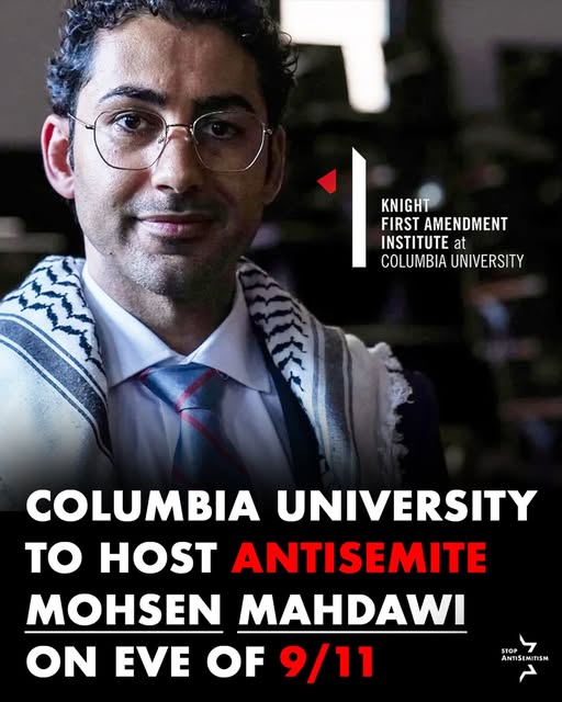 A new low - the disgraced Ivy League University’s Knight First Amendment Institute will host Mohsen Mahdawi, the same man who reportedly…