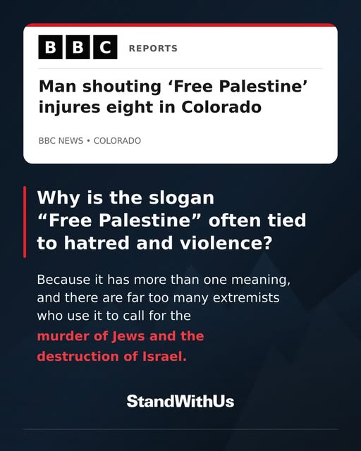 Wondering why “Free Palestine” might be triggering for Jews and other pro-Israel people? ⬆️