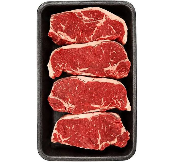Member's Mark USDA Choice Angus Beef Boneless NY Strip Steak, priced per pound