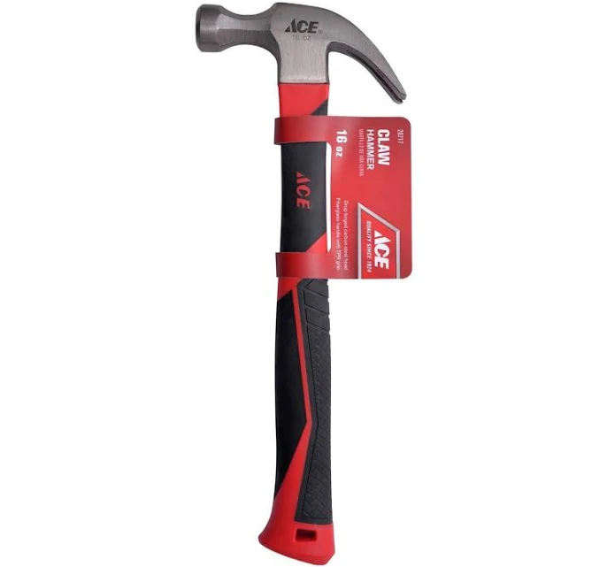 Ace Fiberglass Claw Hammer