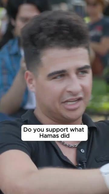 One question, no follow-ups: do you support what Hamas did on October 7th?

#october7 #israel #hamas #streetinterview