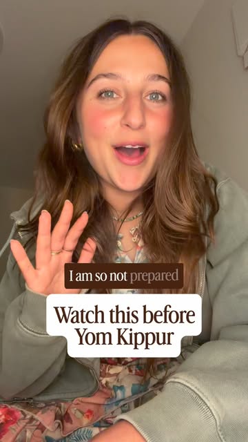 You don’t have to walk into Yom Kippur perfectly prepared for the day to change you❤️ The day itself is extremely holy and has a unique p…