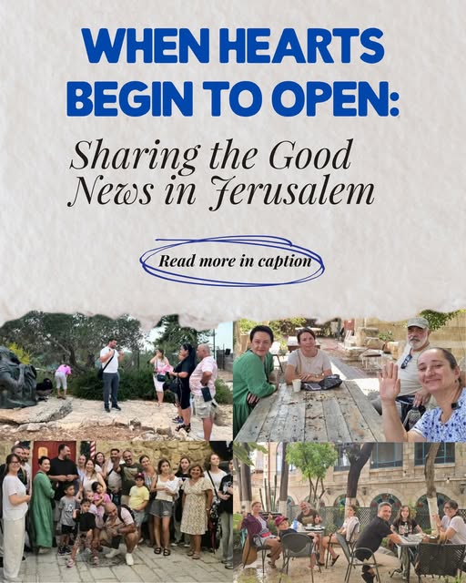 Something beautiful happens when you spend an entire day walking Jerusalem together.

Recently, six families joined one of our partner mi…