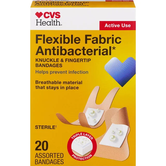 CVS Flexible Fabric Anti-Bacterial Bandages