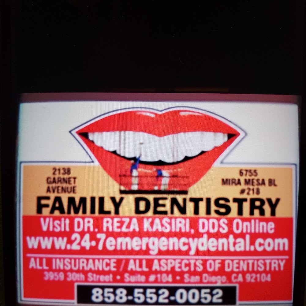 San Diego Emergency Family Dentist Reza Kasiri