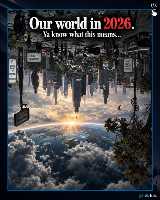 Good news! 

Ya know, according to Jewish scripture, before the arrival of the messiah, the world will be upside down. Good will be bad.…